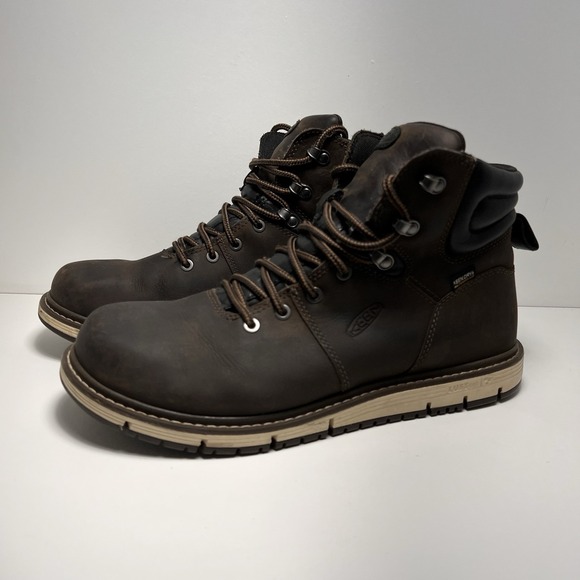 Keen | Utility Akron Mid Waterproof Work Boots, Size 10.5 Soft Toe - Picture 1 of 10